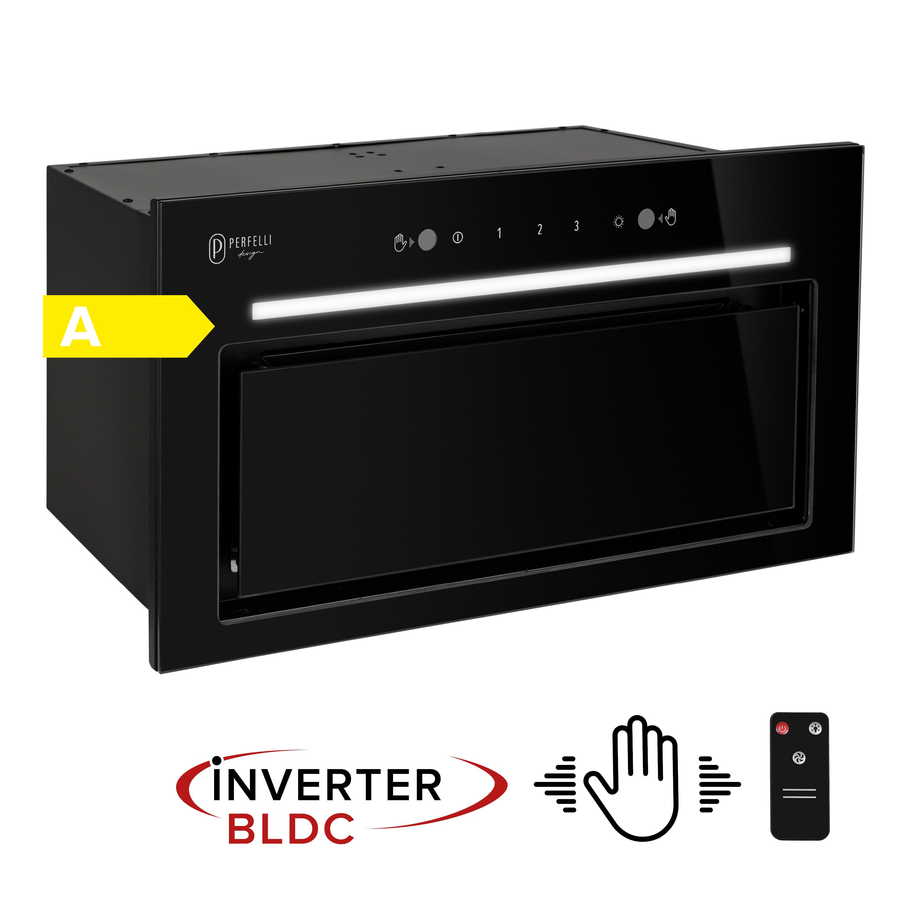 Витяжка повновбудована PERFELLI DESIGN FILINI 5 NW NERO SILENZIO