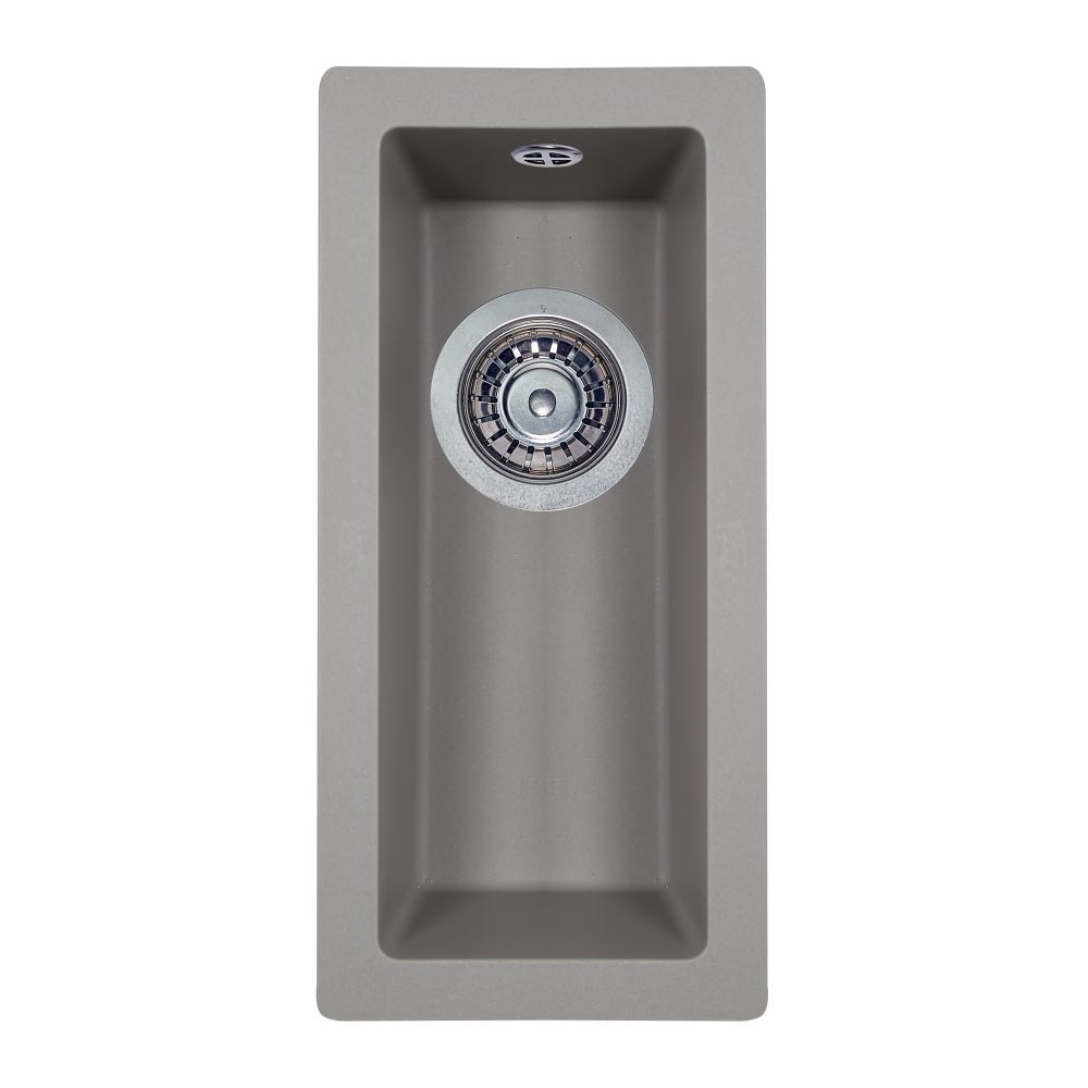 Мийка кухонна гранітна Perfelli ESTO PGE 101-22 GREY METALLIC