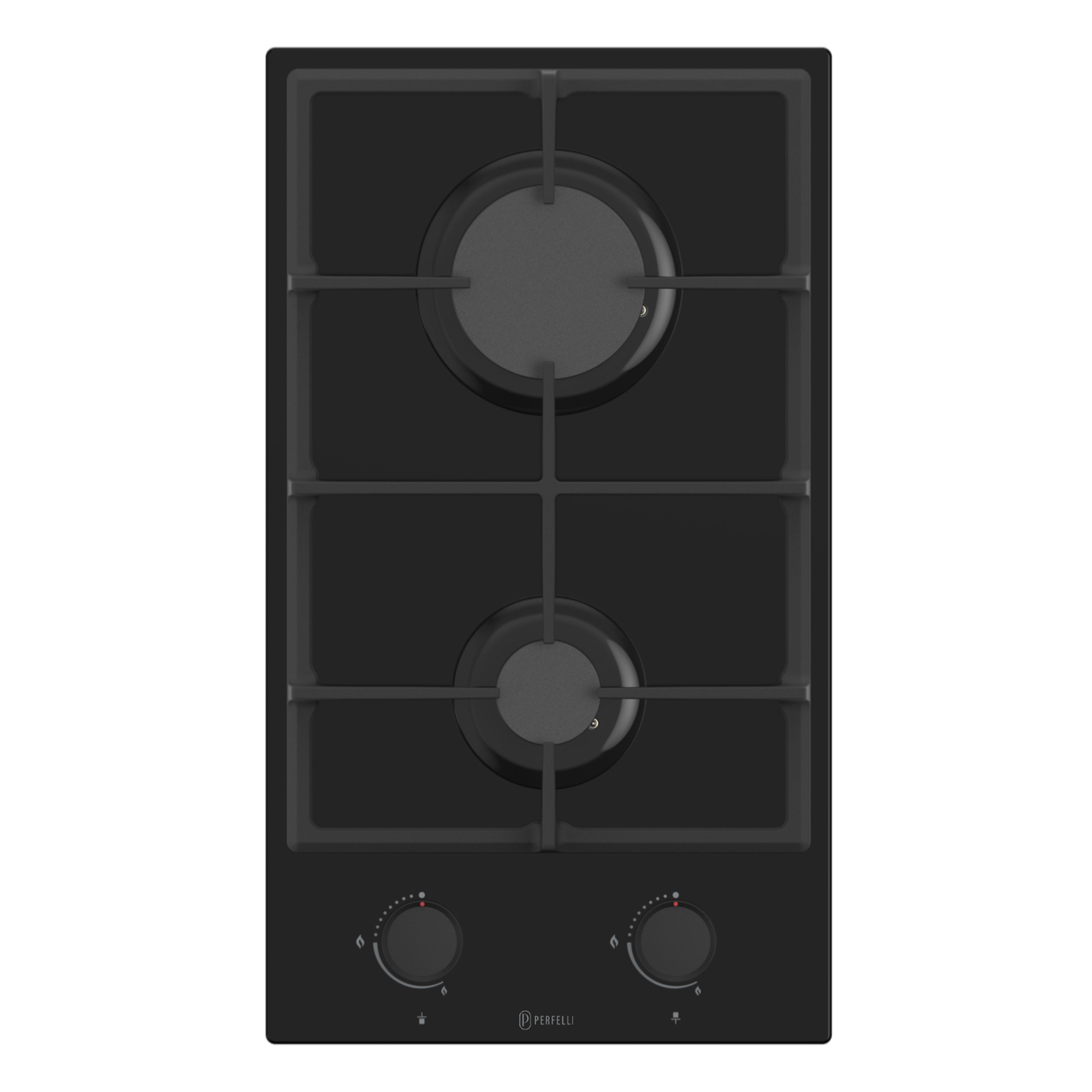 Варильна поверхня газова Domino на склі PERFELLI PERLA G32C NERO