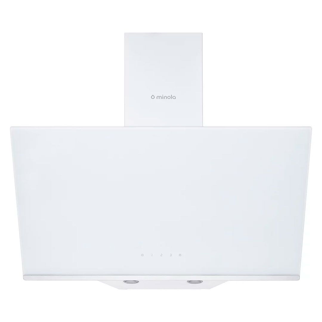 Витяжка декоративна похила Minola HVS 6232 WH/INOX 700 LED